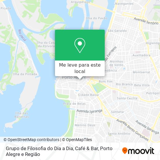 Grupo de Filosofia do Dia a Dia, Café & Bar mapa