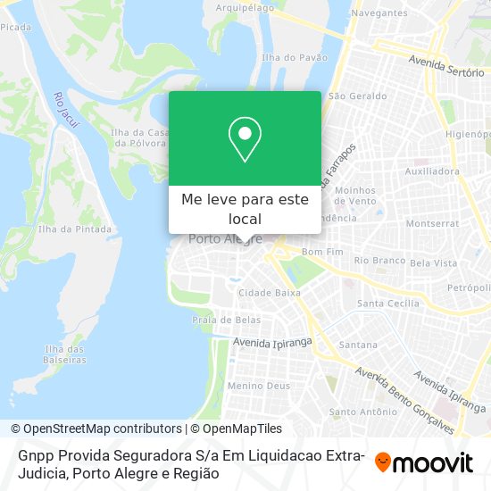 Gnpp Provida Seguradora S / a Em Liquidacao Extra-Judicia mapa