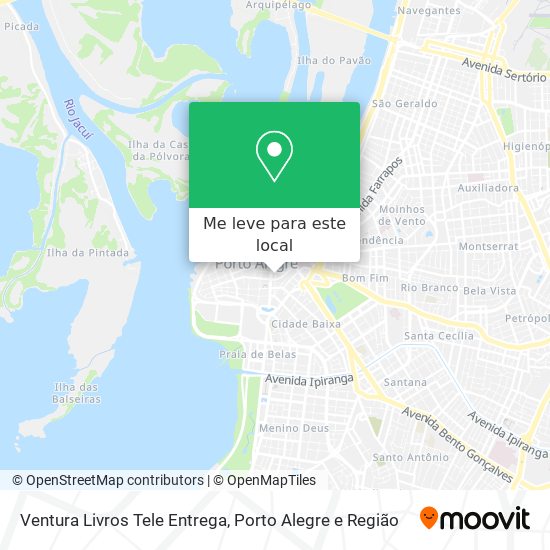 Ventura Livros Tele Entrega mapa