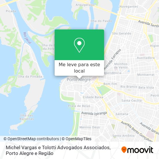 Michel Vargas e Tolotti Advogados Associados mapa