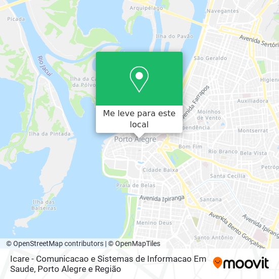 Icare - Comunicacao e Sistemas de Informacao Em Saude mapa