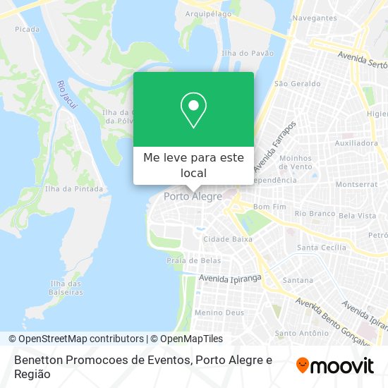 Benetton Promocoes de Eventos mapa