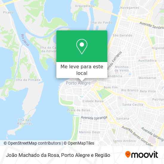 João Machado da Rosa mapa