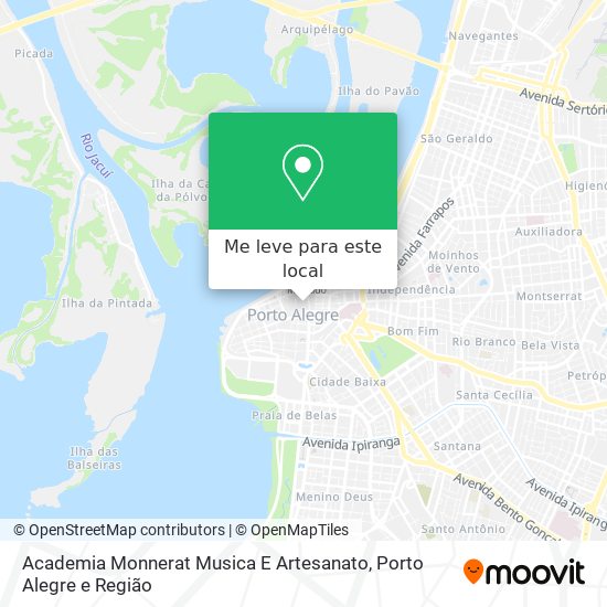 Academia Monnerat Musica E Artesanato mapa