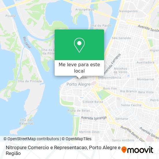 Nitropure Comercio e Representacao mapa