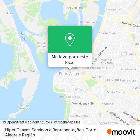 Hiper Chaves Serviços e Representações mapa