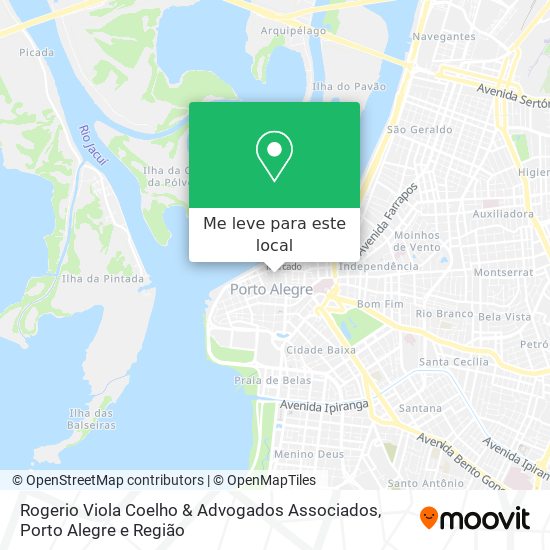 Rogerio Viola Coelho & Advogados Associados mapa