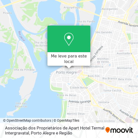 Associação dos Proprietários de Apart Hotel Termal Intergravatal mapa