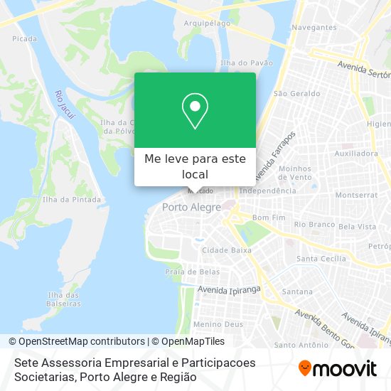 Sete Assessoria Empresarial e Participacoes Societarias mapa