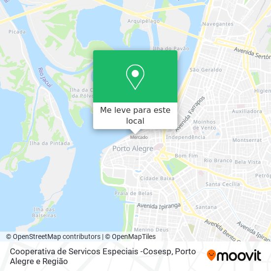 Cooperativa de Servicos Especiais -Cosesp mapa