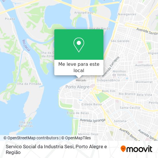 Servico Social da Industria Sesi mapa