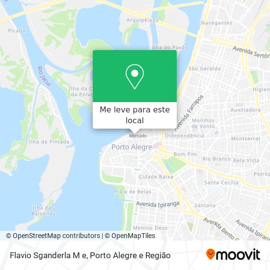 Flavio Sganderla M e mapa