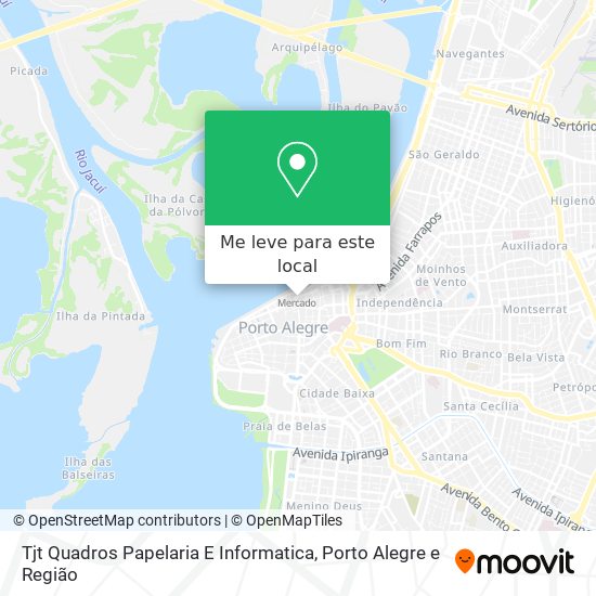 Tjt Quadros Papelaria E Informatica mapa