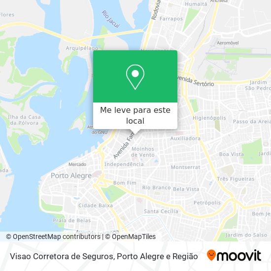 Visao Corretora de Seguros mapa