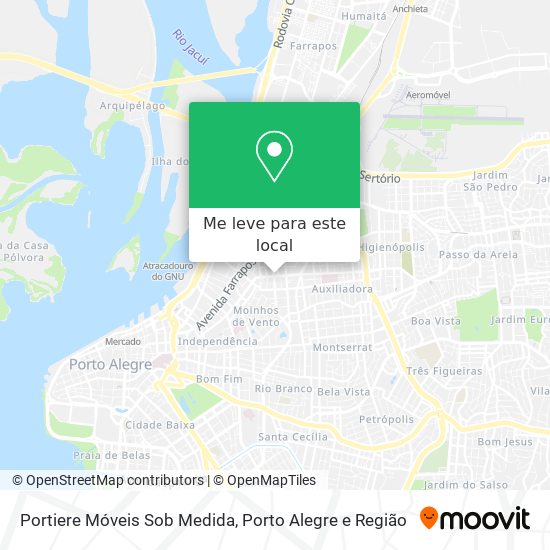 Portiere Móveis Sob Medida mapa
