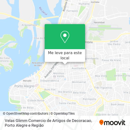 Velas Glimm Comercio de Artigos de Decoracao mapa