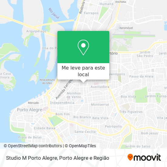 Studio M Porto Alegre mapa