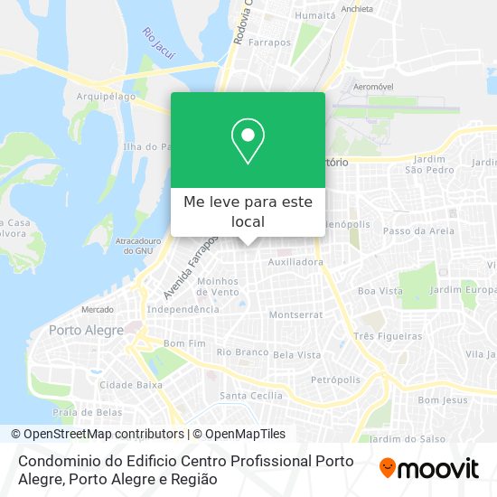 Condominio do Edificio Centro Profissional Porto Alegre mapa
