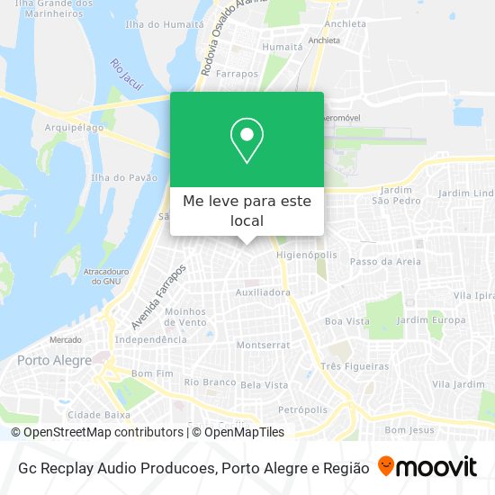 Gc Recplay Audio Producoes mapa