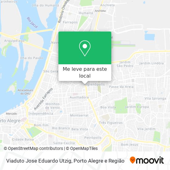 Viaduto Jose Eduardo Utzig mapa