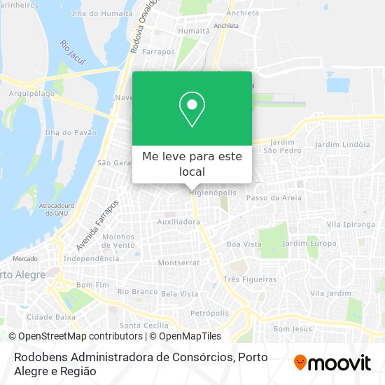Rodobens Administradora de Consórcios mapa