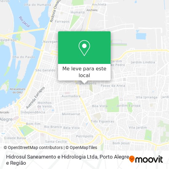 Hidrosul Saneamento e Hidrologia Ltda mapa