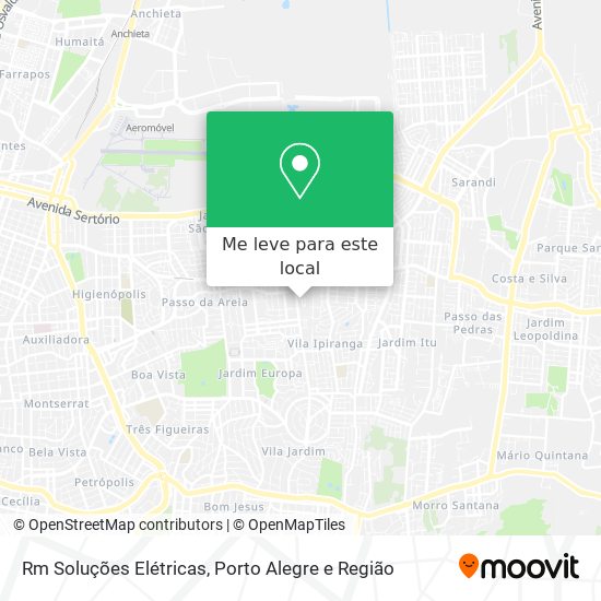 Rm Soluções Elétricas mapa