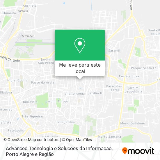 Advanced Tecnologia e Solucoes da Informacao mapa