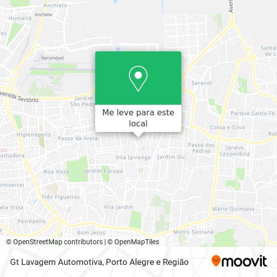 Gt Lavagem Automotiva mapa
