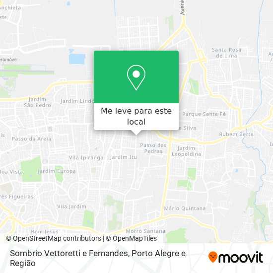 Sombrio Vettoretti e Fernandes mapa