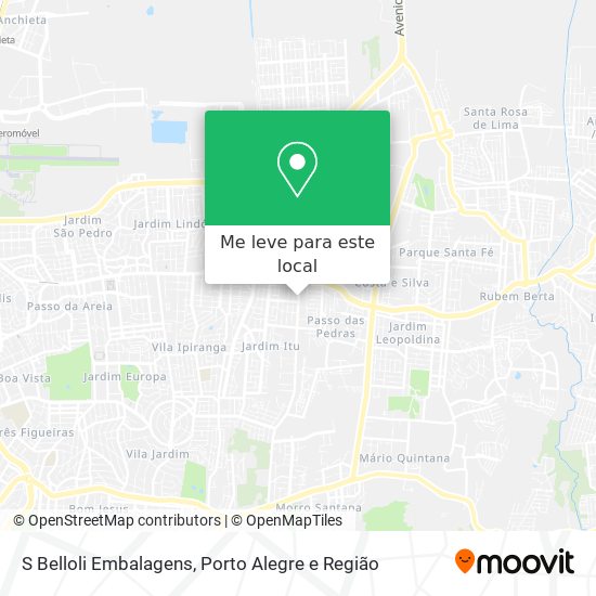 S Belloli Embalagens mapa