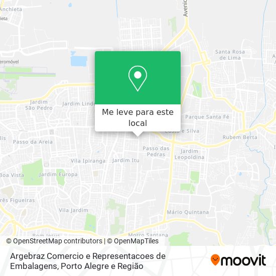Argebraz Comercio e Representacoes de Embalagens mapa