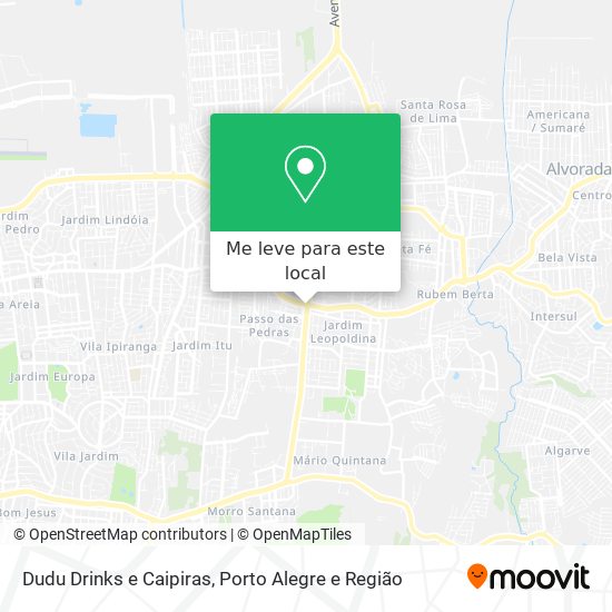 Dudu Drinks e Caipiras mapa