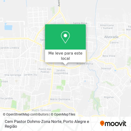 Cem Pastor Dohms-Zona Norte mapa