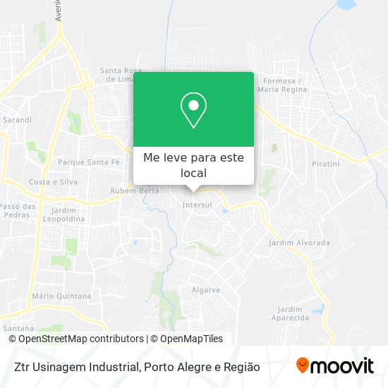 Ztr Usinagem Industrial mapa