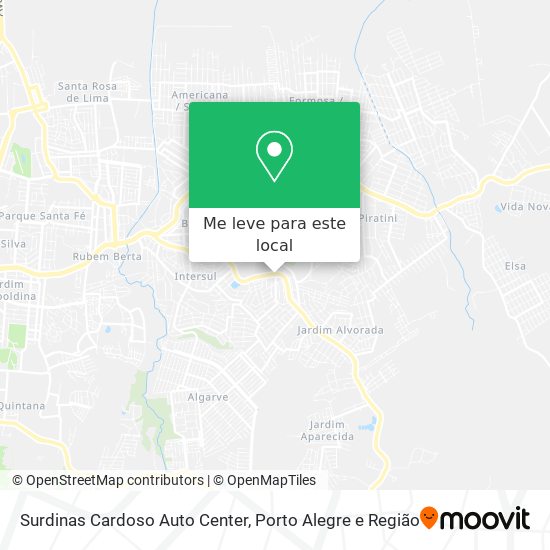 Surdinas Cardoso Auto Center mapa