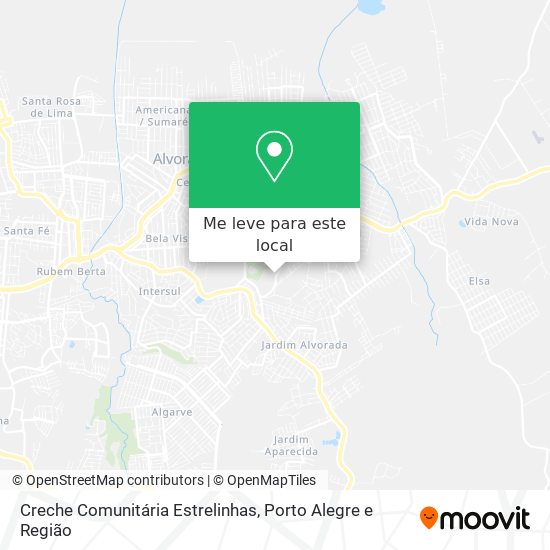 Creche Comunitária Estrelinhas mapa