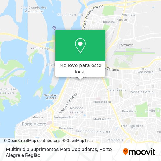 Multimídia Suprimentos Para Copiadoras mapa