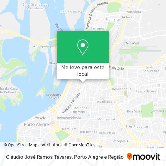 Cláudio José Ramos Tavares mapa