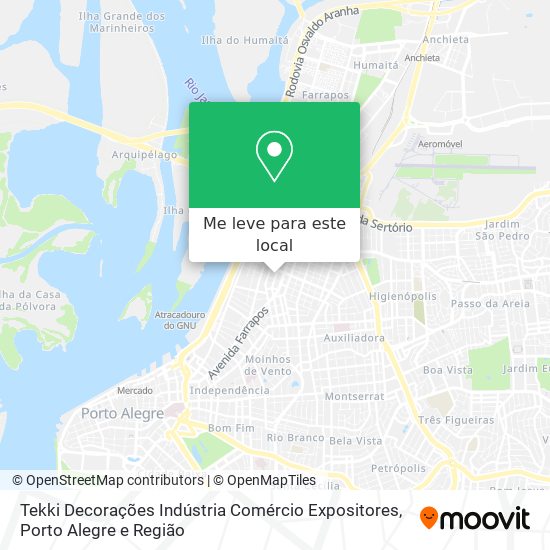 Tekki Decorações Indústria Comércio Expositores mapa