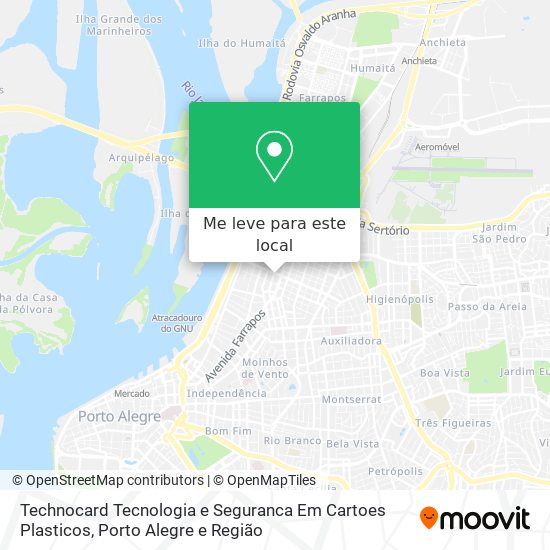Technocard Tecnologia e Seguranca Em Cartoes Plasticos mapa