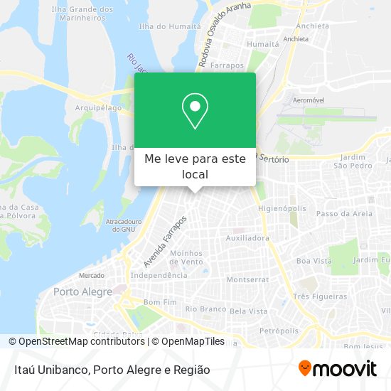Itaú Unibanco mapa