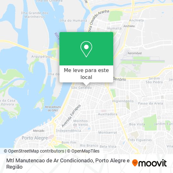Mtl Manutencao de Ar Condicionado mapa