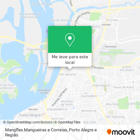 Mangflex Mangueiras e Correias mapa