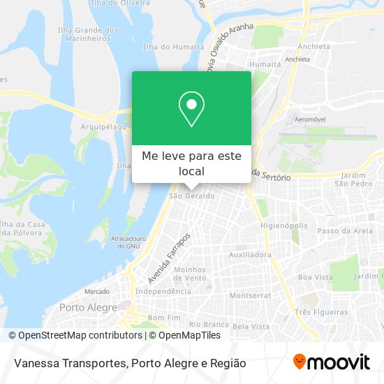 Vanessa Transportes mapa
