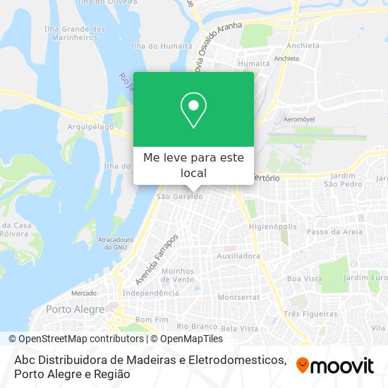 Abc Distribuidora de Madeiras e Eletrodomesticos mapa