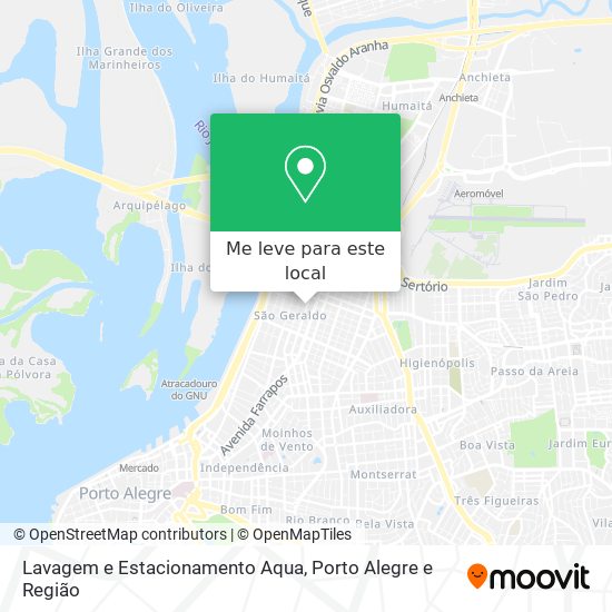 Lavagem e Estacionamento Aqua mapa