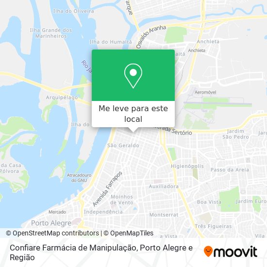 Confiare Farmácia de Manipulação mapa