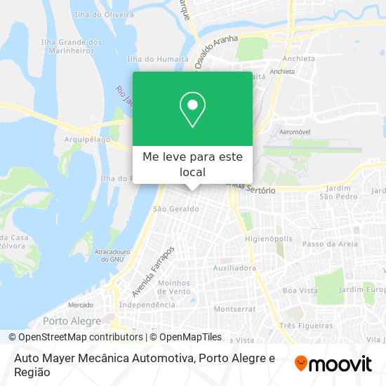 Auto Mayer Mecânica Automotiva mapa