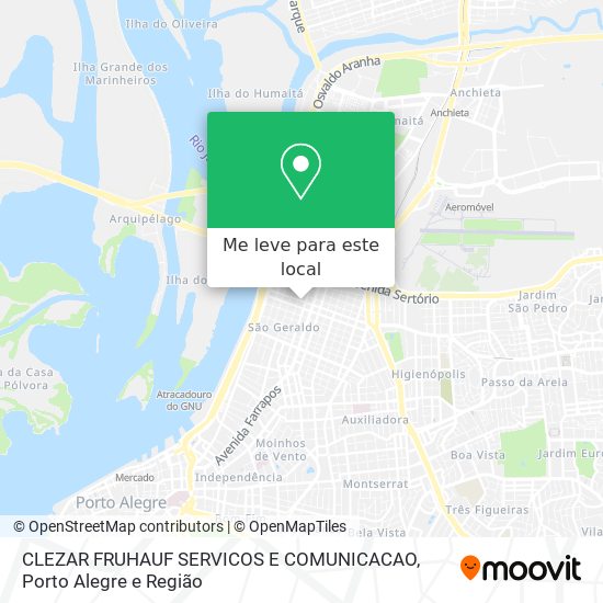 CLEZAR FRUHAUF SERVICOS E COMUNICACAO mapa